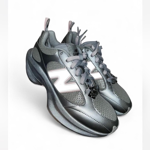 NEW GANNI x New Balance Silver and Pink WRPD Runner UNISEX main image 7